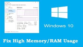 How to Fix High MemoryRAM Usage in Windows 10 [upl. by Oivatco572]