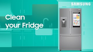 How to deep clean your Samsung refrigerator  Samsung US [upl. by Sullivan606]