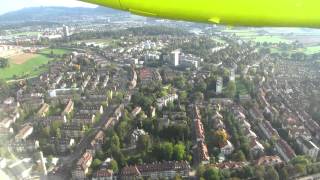 Landing at Bern Airport BRN [upl. by Ocirederf789]