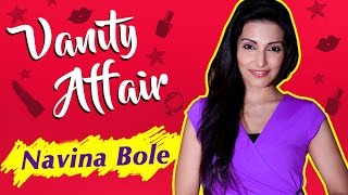 Navina Bole aka Tia REVEALS Her MakeUp Room Secrets  VANITY AFFAIR  Exclusive Interview [upl. by Nila]