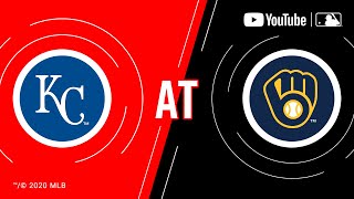 Royals at Brewers 91820  MLB Game of the Week Live on YouTube [upl. by Hanid]