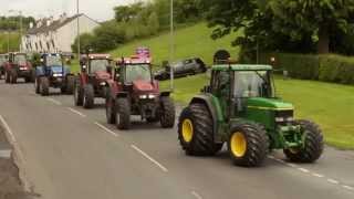 Newtownbutler Tractor Run 2014 Full [upl. by Elleirb]