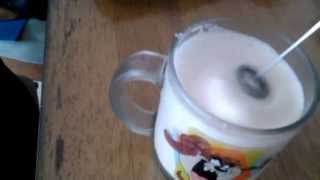 Aerolatte Review Frothing Cold Milk In Under 1 Minute [upl. by Tletski]