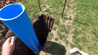 DIY Water Well Install Part One No Drill Rig [upl. by Aramo]