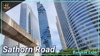 Sathorn Road Bangkok Central Business District [upl. by Assiar878]