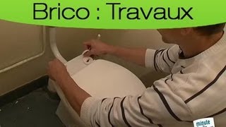 Installer labattant de la cuvette des toilettes  La technique [upl. by Bethezel]